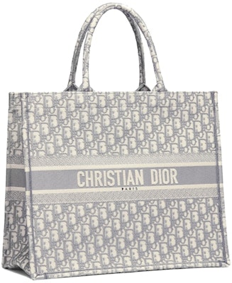 Dior Book Tote Oblique Embroidery Gray Order Dior Book Tote Oblique Embroidery Gray
