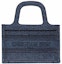 Buy Dior Book Tote Oblique Mini Denim Blue
