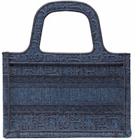 Dior Book Tote Oblique 迷你牛仔藍色手提袋 Order Dior Book Tote Oblique 迷你牛仔藍色手提袋