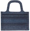 Order Dior Book Tote Oblique Mini Denim Blue