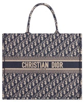 Dior Book Tote Oblique Navy Blue Dior Book Tote Oblique Navy Blue