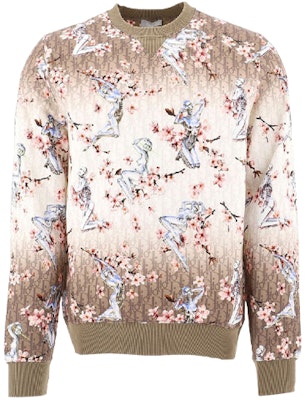 DIOR Brown All-Over Print Pullover Sweatshirt 933J601A0573-184 Buy DIOR Brown All-Over Print Pullover Sweatshirt 933J601A0573-184