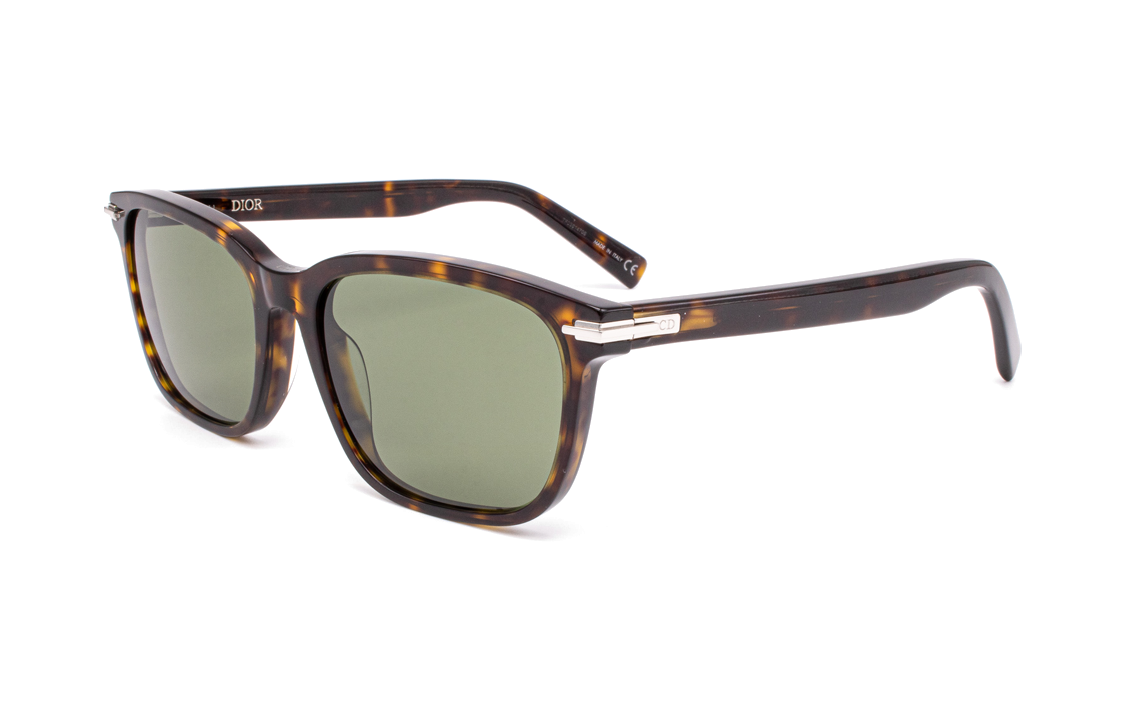 DIOR Brown Irregular Sunglasses Unisex with Logo Accent for Couples. diorblacksuitsf20c0