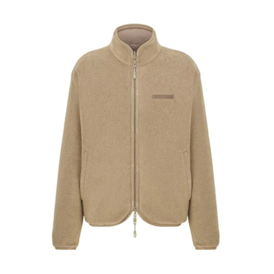 DIOR Brown Reversible Logo Embroidery Long Sleeve Jacket 393J432A0785-C181