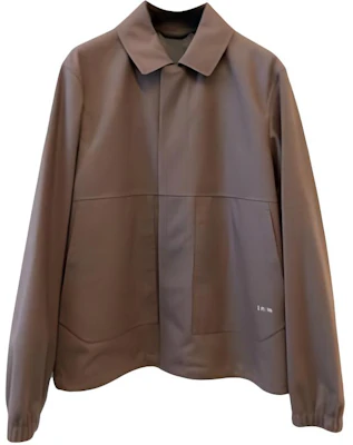 DIOR 棕色拉链翻领外套 长袖宽松款夹克 343C435A5954710 Buy DIOR 棕色拉链翻领外套 长袖宽松款夹克 343C435A5954710