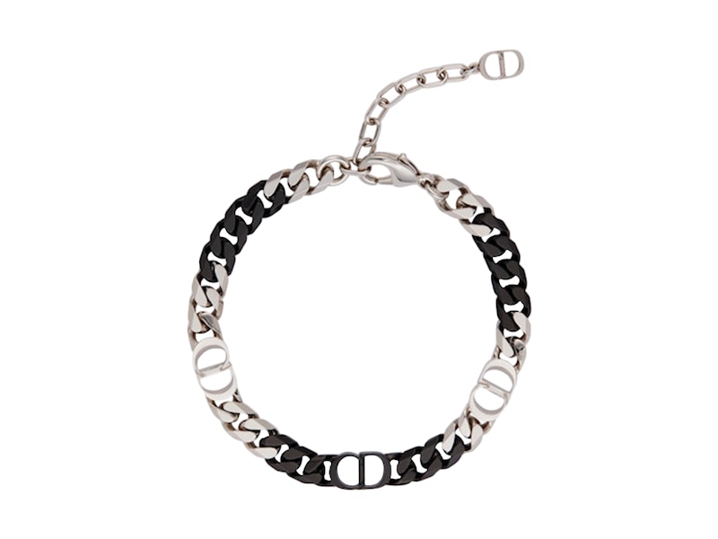 Dior by Birkenstock CD 1947 Bracelet Black/Silver-Finish