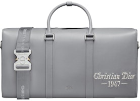Dior by Birkenstock Christian Dior 1947 Signature Lingot 50 Duffle Bag Dior Gray Dior by Birkenstock Christian Dior 1947 Signature Lingot 50 Duffle Bag Dior Gray