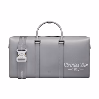 Dior by Birkenstock Christian Dior 1947 Signature Lingot 50 Duffle Bag Dior Gray