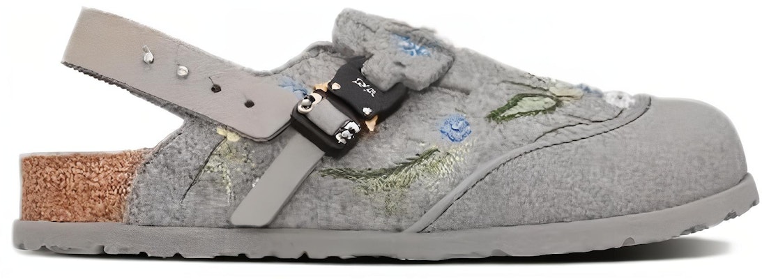 Dior x Birkenstock Tokio 羊毛毡花朵拖鞋 3SA116ZSE_H866 Order Dior x Birkenstock Tokio 羊毛毡花朵拖鞋 3SA116ZSE_H866