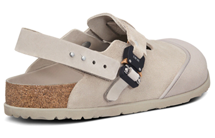 Lookbook Dior 與 Birkenstock 聯名的 Greige 塗鴉風 Tokio 木屐拖鞋 3SA116ZSD_H161