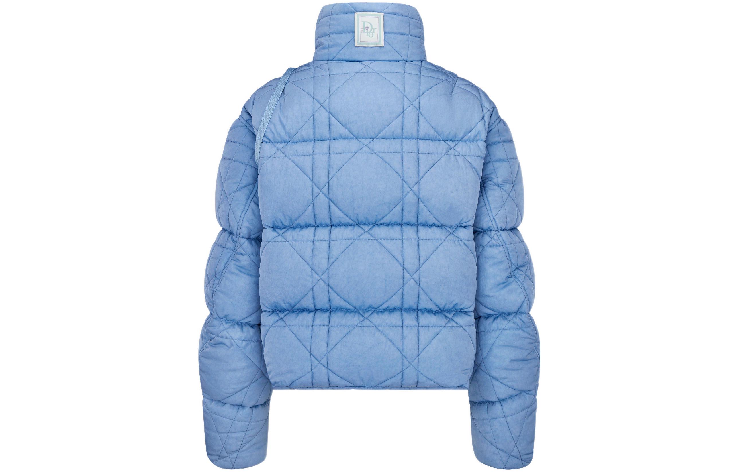 DIOR BY ERL  Blue Plaid Zip-Up High Collar Jacket. 313C418A5704-C585 圖 3