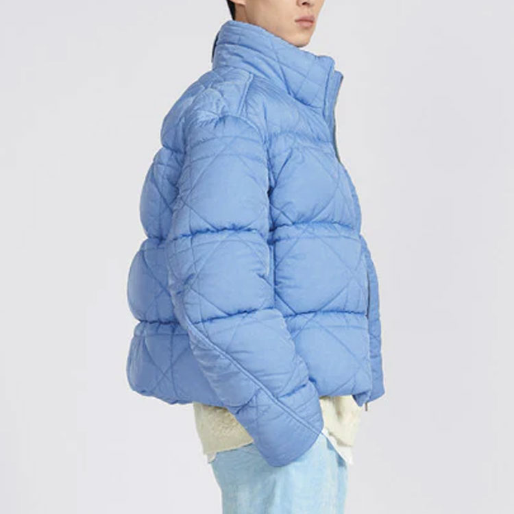 DIOR BY ERL  Blue Plaid Zip-Up High Collar Jacket. 313C418A5704-C585 圖 6