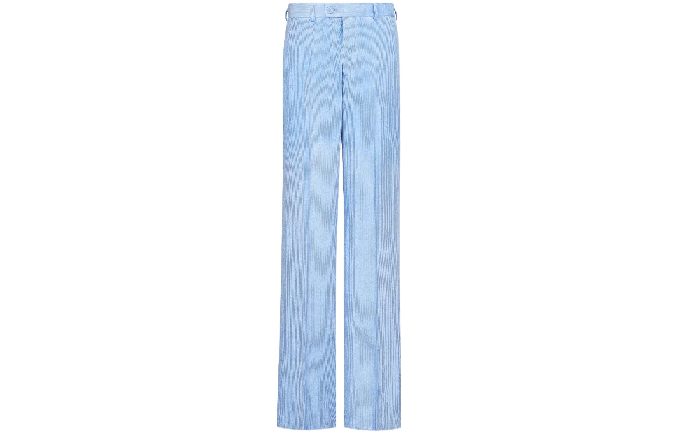 Order DIOR By Erl Pantalones Casual Azul de Pana Rectos 313C104A5699-C510