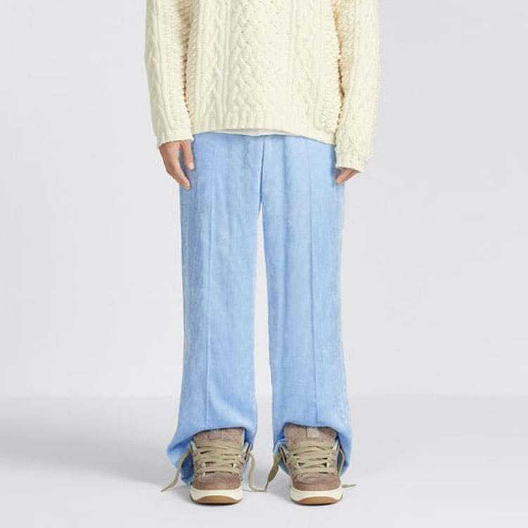 Sizing DIOR By Erl Pantalones Casual Azul de Pana Rectos 313C104A5699-C510