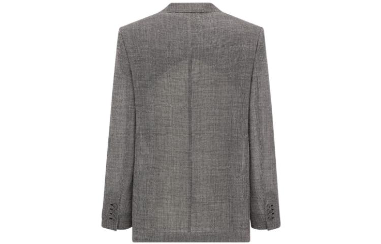 DIOR By Erl Houndstooth Single-Breasted Suit Jacket Grey  Blazer. 313C240A5690-C980 圖 3