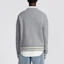 Purchase DIOR by ERL SS23 Grey Knit Pullover Crewneck Sweater with Logo Print 313M660AT516-C880
