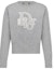 Order DIOR by ERL SS23 Metallic Letter Patch Knit Sweater Grey . 313M656AT523-C080