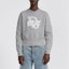 Shop DIOR by ERL SS23 Metallic Letter Patch Knit Sweater Grey . 313M656AT523-C080
