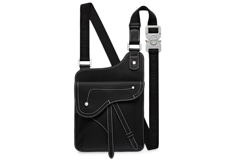 Dior Calfskin Messenger Bag Black