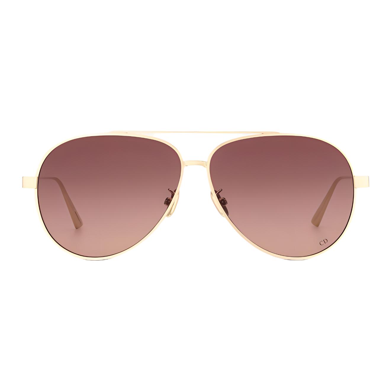 Lookbook DIOR Gafas de Sol Aviador Metálicas Unisex Doradas Logo Cannage DiorCannage A1U-B0F2