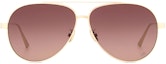 Lookbook DIOR Gafas de Sol Aviador Metálicas Unisex Doradas Logo Cannage DiorCannage A1U-B0F2