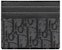 Dior Card Holder (6 Card Slot) Oblique Jacquard Black