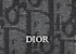Dior Card Holder (6 Card Slot) Oblique Jacquard Black