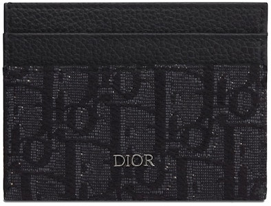 Dior Pemegang Kad Oblique Jacquard Hitam Buy Dior Pemegang Kad Oblique Jacquard Hitam