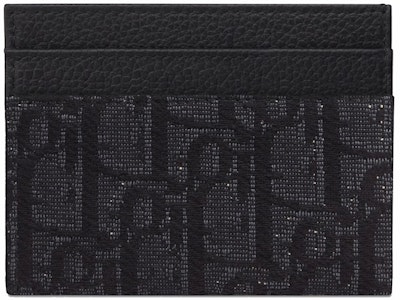 Dior Pemegang Kad Oblique Jacquard Hitam Order Dior Pemegang Kad Oblique Jacquard Hitam