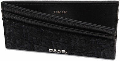 Dior Tempat Kartu Oblique Jacquard Hitam Lookbook Dior Tempat Kartu Oblique Jacquard Hitam