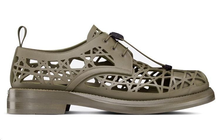 Order Dior Carlo Derby 'Khaki' Kasut Lelaki 3DE352ZUL_H167