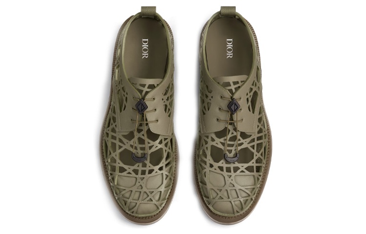 Purchase Dior Carlo Derby 'Khaki' Kasut Lelaki 3DE352ZUL_H167