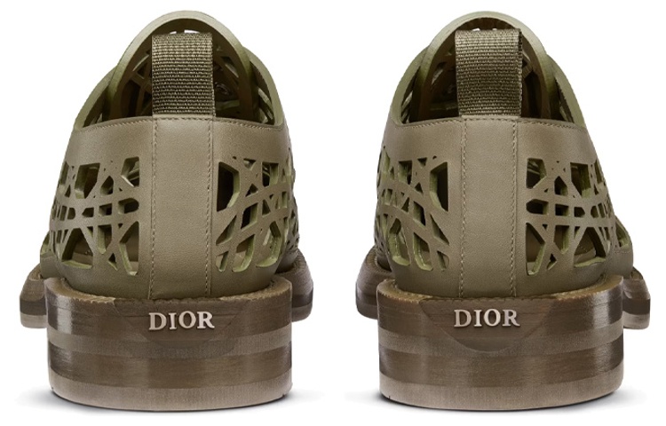 Details for Dior Carlo Derby 'Khaki' Kasut Lelaki 3DE352ZUL_H167