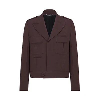 DIOR Casual Brown Single-Breasted Long-Sleeve Jacket 143C204A4739-C787
