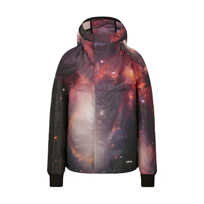 DIOR Casual Monogram Print Colorblock Hooded Jacket for Men 393C401B5924-C980