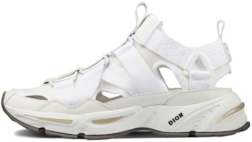 Dior CD1 Sandals 'White Technical Fabric' 3SA082YXC_H060 Dior CD1 Sandals 'White Technical Fabric' 3SA082YXC_H060