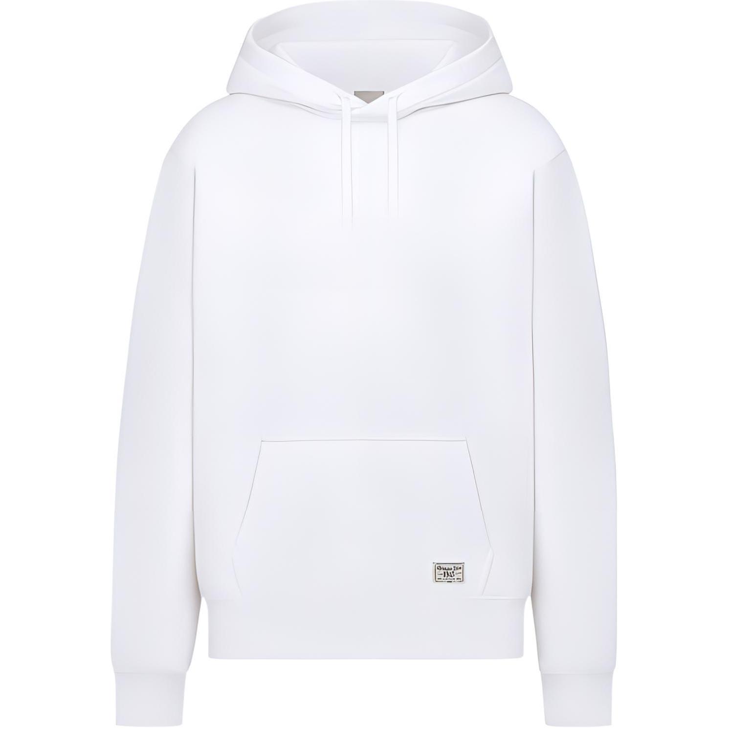 DIOR CD 1947 Limited Edition SS22  Oversized Letter Hoodie - White. 243J691B0531-C081