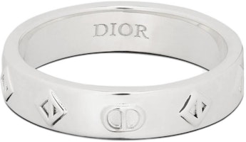 DIOR CD Diamond Silver Ring for Men - Silver. R1227HOMST-D990 DIOR CD Diamond Silver Ring for Men - Silver. R1227HOMST-D990