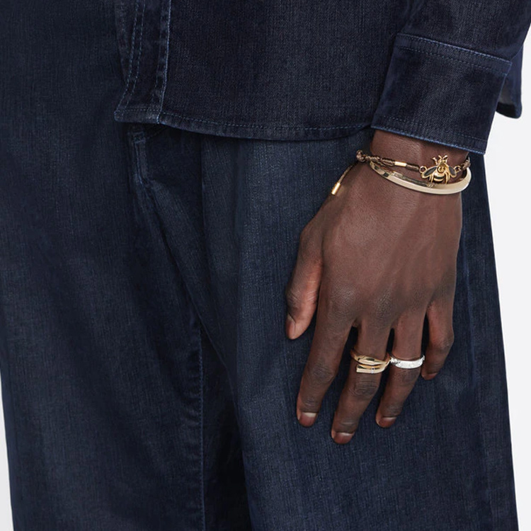 Shop Cincin Perak Lelaki DIOR CD Diamond - Perak. R1227HOMST-D990