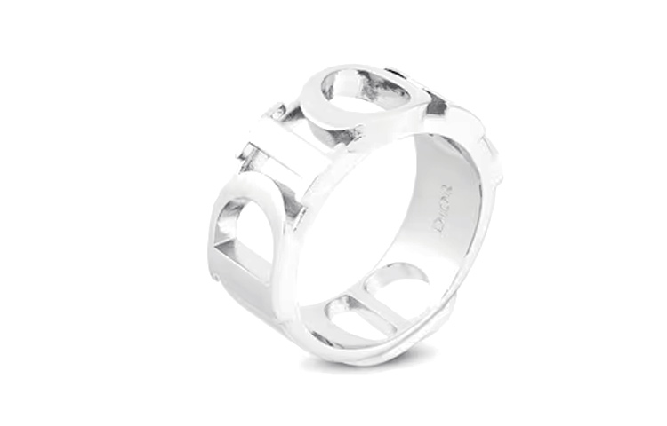 Shop Cincin DIOR CD Icon Edisi Perak. R1548HOMMT-D000
