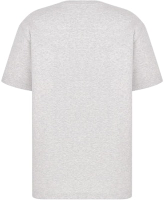 ディオール CD アイコン 刺繍 コットン クルーネック ルーズフィット Tシャツ グレー SS24 943J605A0554-C881 Lookbook ディオール CD アイコン 刺繍 コットン クルーネック ルーズフィット Tシャツ グレー SS24 943J605A0554-C881