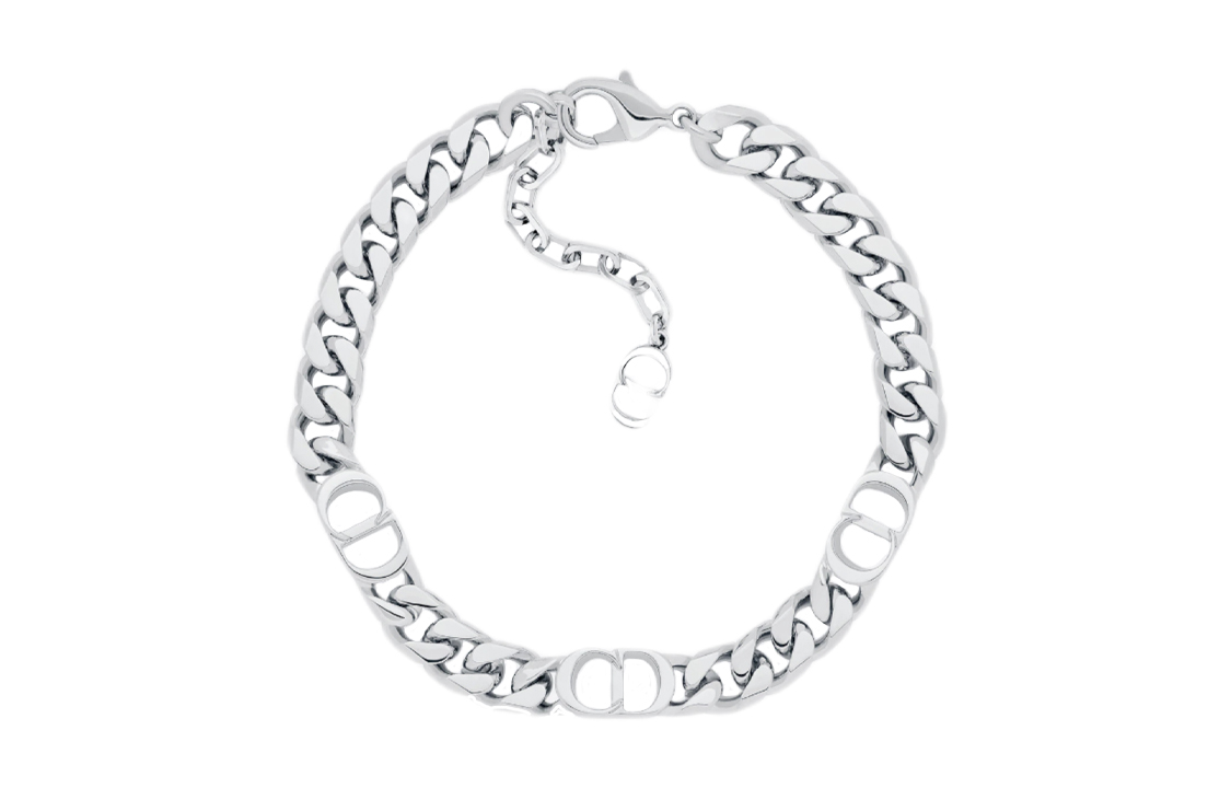 Dior CD Icon Silver-Tone Brass Chain Bracelet for Men. B1446HOMMT-D000 圖 2