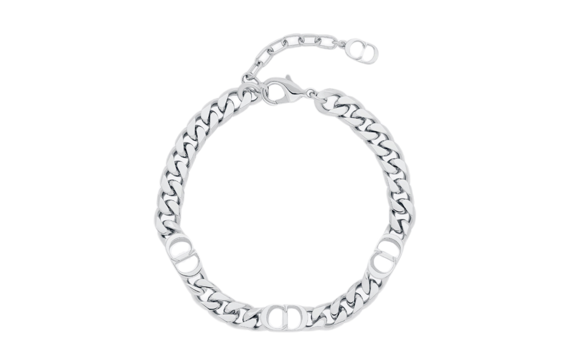 Dior CD Icon Silver-Tone Brass Chain Bracelet for Men. B1446HOMMT-D000 圖 4