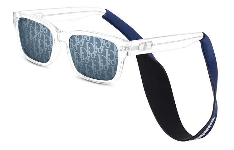 DIOR CD LINK S1U Rectangular Crystal Acetate Sunglasses Unisex Couple Style. CDLKS1UAT-88B8