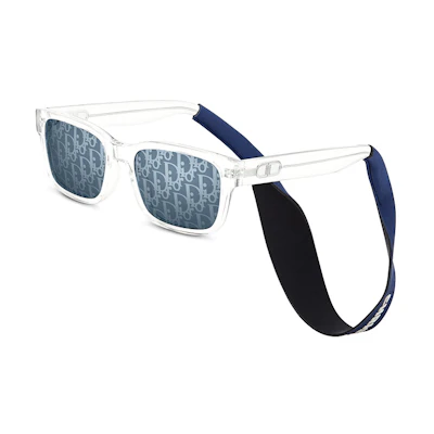 DIOR CD LINK S1U Rectangular Crystal Acetate Sunglasses Unisex Couple Style. CDLKS1UAT-88B8