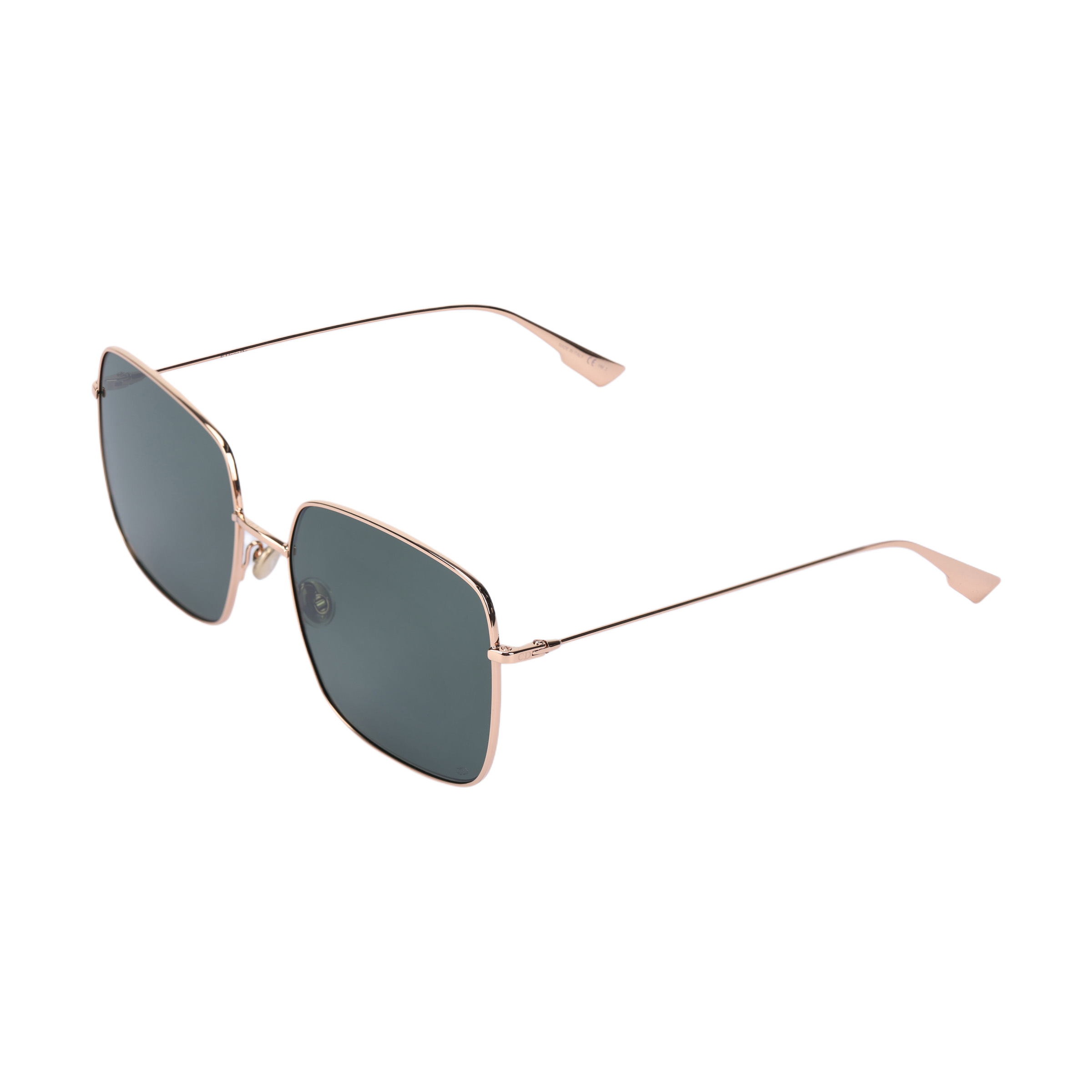 DIOR CD Logo Engraved Square Sunglasses Green DIORSTELLAIRE1-DDBO7