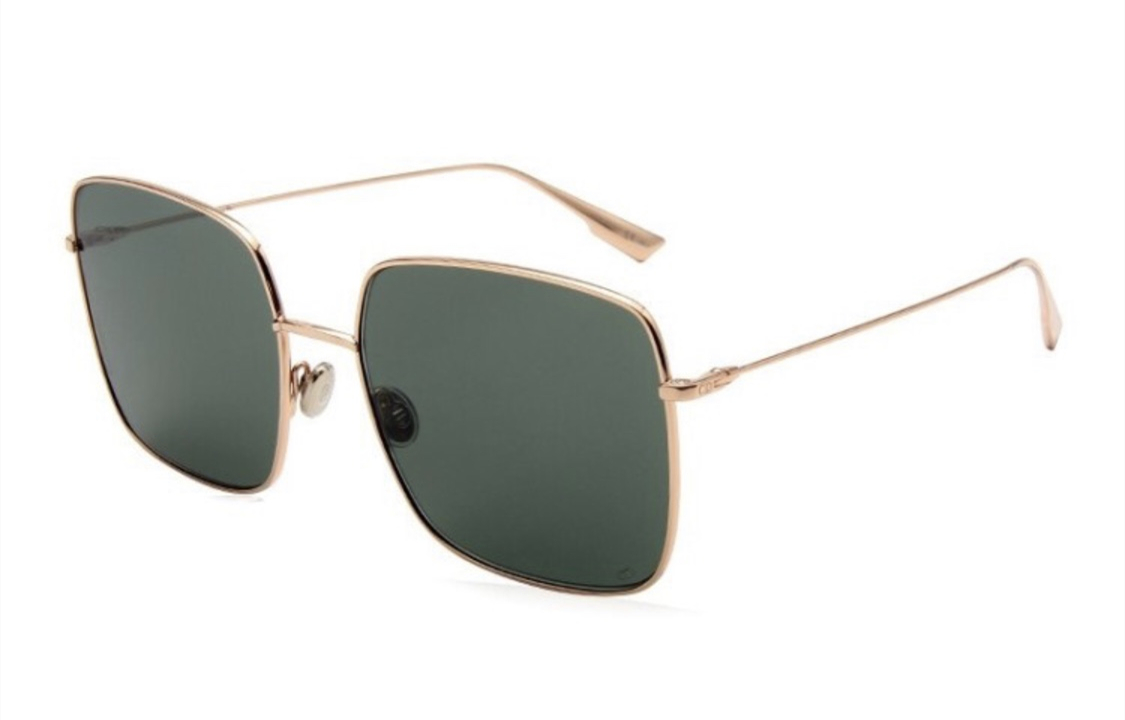 DIOR CD Logo Engraved Square Sunglasses Green DIORSTELLAIRE1-DDBO7 圖 2