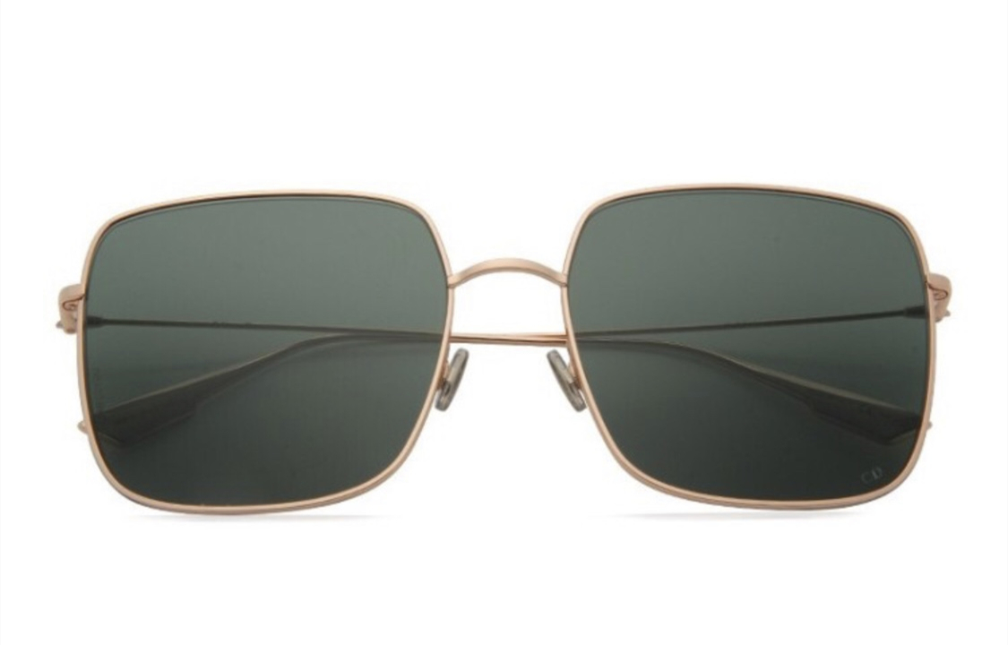 DIOR CD Logo Engraved Square Sunglasses Green DIORSTELLAIRE1-DDBO7 圖 5