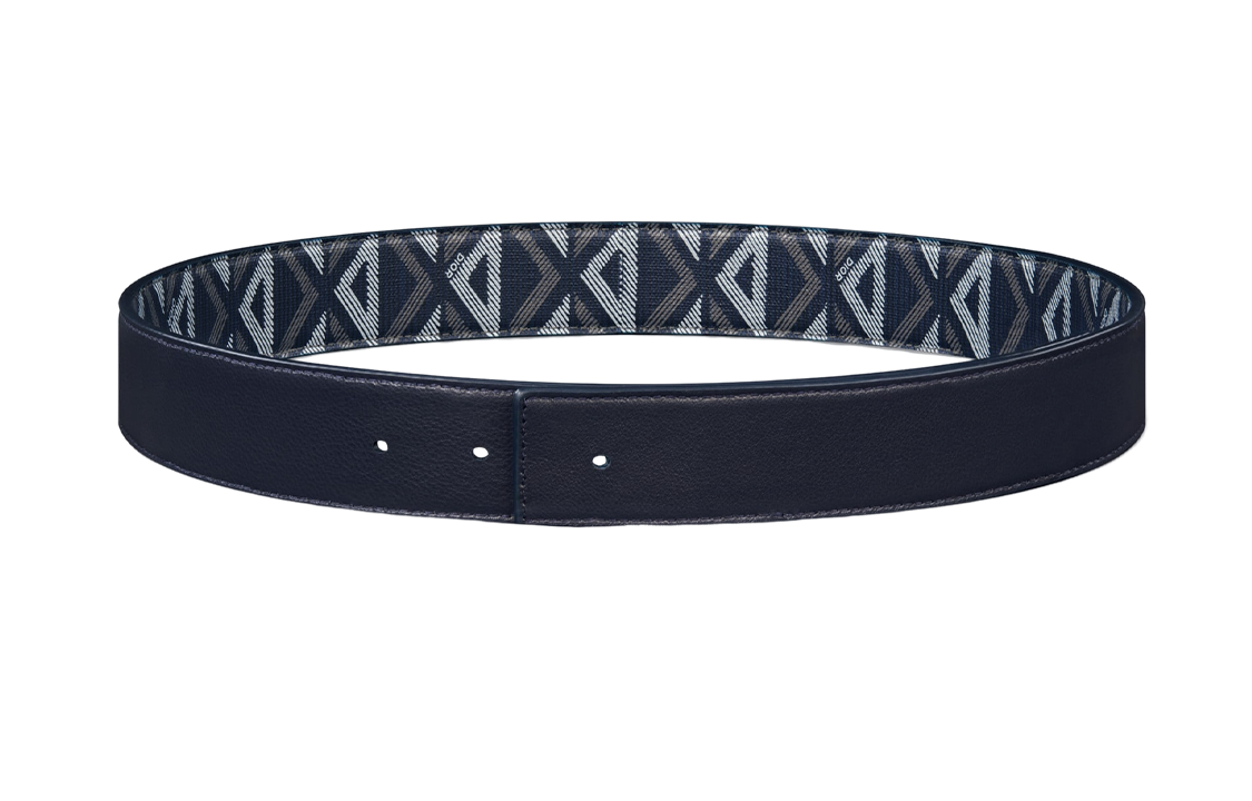 Lookbook ディオール CD モノグラム スムースバックル レザーベルト ブルー 4CM幅 4804ZZCDP-H36B