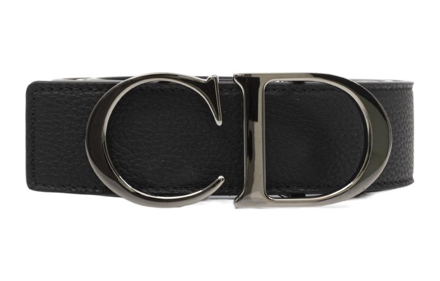 Purchase DIOR CD Tali Pinggang Kulit Hitam Lelaki Gesper Perak. 4353RUTAMH16Q